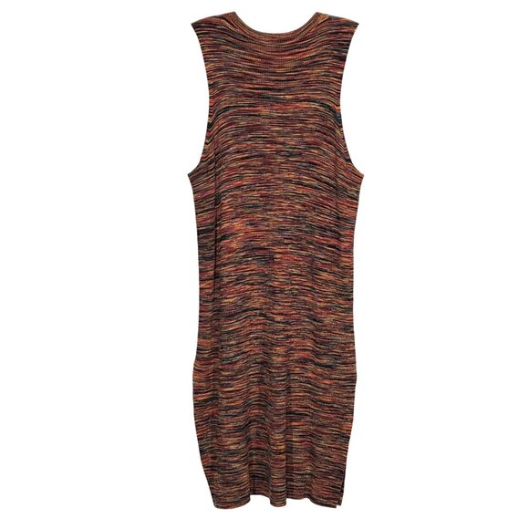 Anthropologie Top Large Autumn Melange Tami Space Dyed Stripe Stretch Tunic Boho - Picture 3 of 10